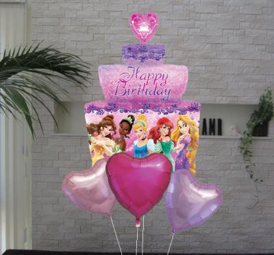 ディズニープリンセスバースデーバルーンセット 誕生日 結婚式 パーティーに バルーンギフトショップ Lamour Balloon