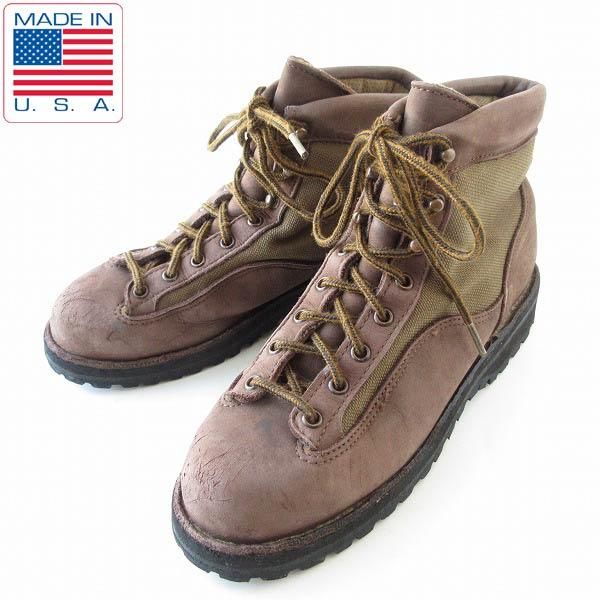 USA製 Danner ダナーライト2 レザー×ゴアテックス ブーツ 茶系