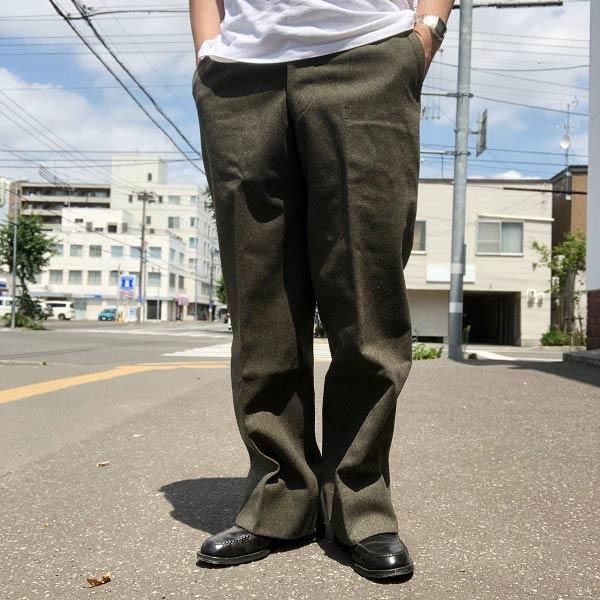 ビンテージ/40's/ウールパンツ/緑系/ミリタリー系/PERFECT TROUSERS