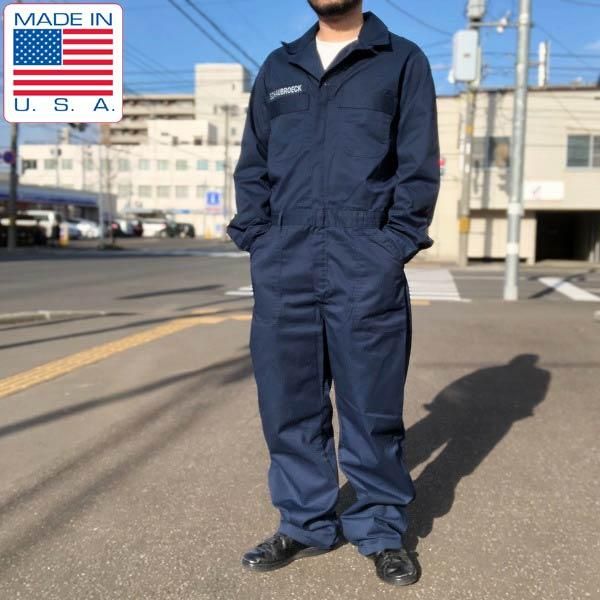 米軍/US NAVY/カバーオール/つなぎ/紺系【42XL】実物/米海軍