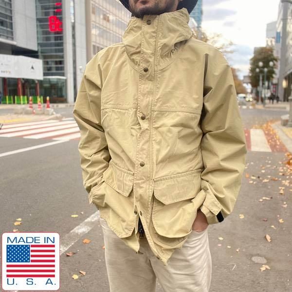 70s USA製 REI マウンテンパーカー ベージュ系 M ゴアテックス GORE-TEX マンパ アメリカ製 アメリカ古着 ビンテージ D135  - 札幌 ビンテージ 古着屋 BRIDGE（ブリッジ） ビンテージ古着 通販サイト | オンラインストア