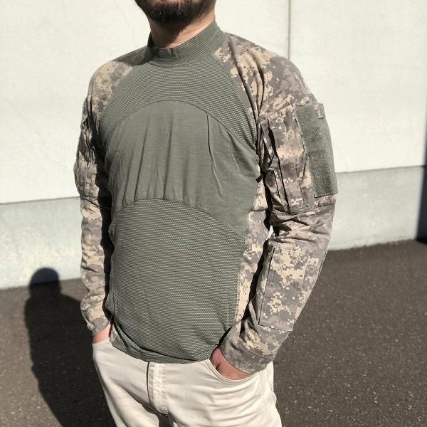 実物/米軍/US ARMY/MASSIF/ACU/コンバットシャツ/デジカモ【M