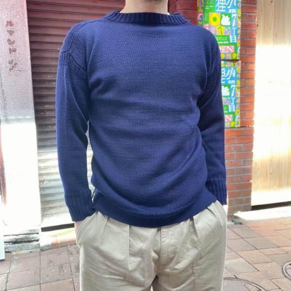 素材ウール100%GUERNSEY WOOLLENS / ガンジーウーレンズ ニット