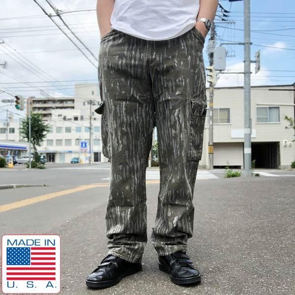 USA製/LIBERTY/コットン/リアルツリーカモ/迷彩/コンバットパンツ【M