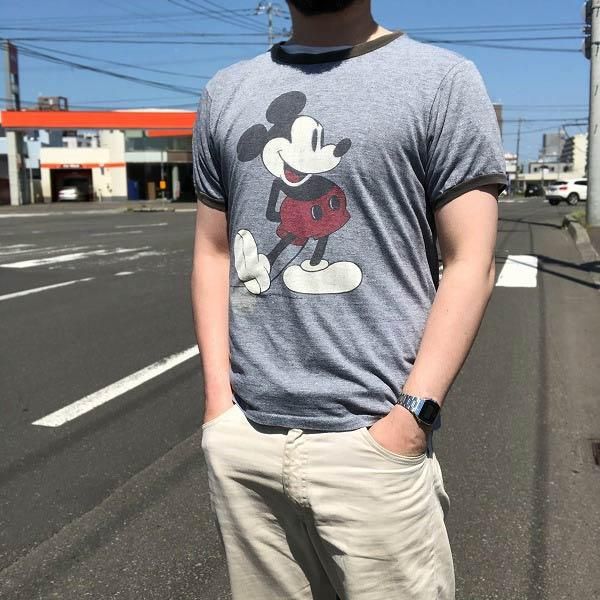 ミッキー Tシャツ 大人トップス ディズニーTシャツ | chicshabu.com