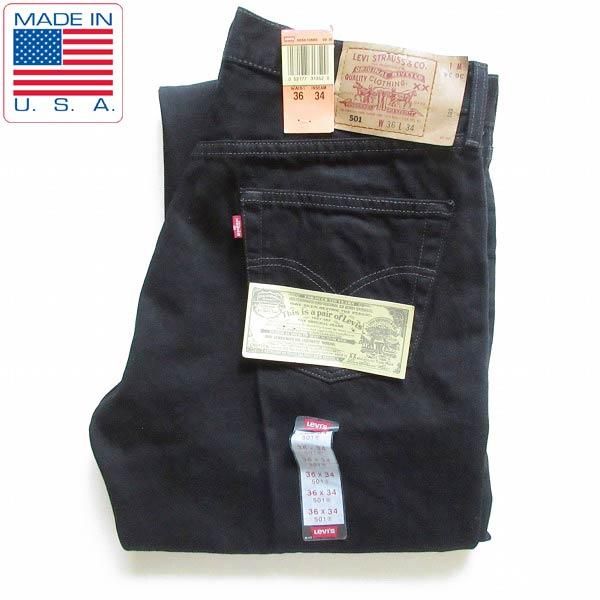 よろしくお願い致します【USA製】Levi's501 BLACK 後染め W36