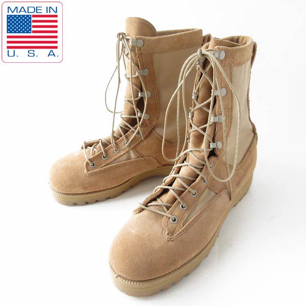 米軍 army コンバットブーツ made in USA - 靴