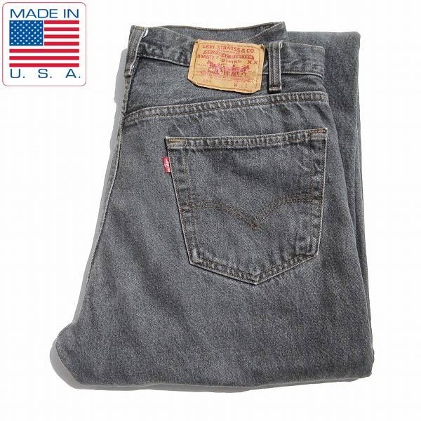 股上美品　Levi’s 501 ブラックusa製90s ボタン裏　33×32 w33