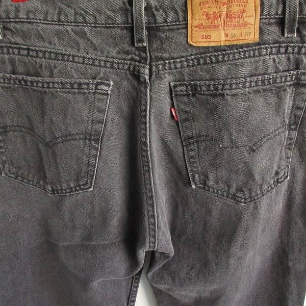 ブランドメーカーリーバイス希少 93年製 levi's 554 後染め ブラック vtg デニム USA製