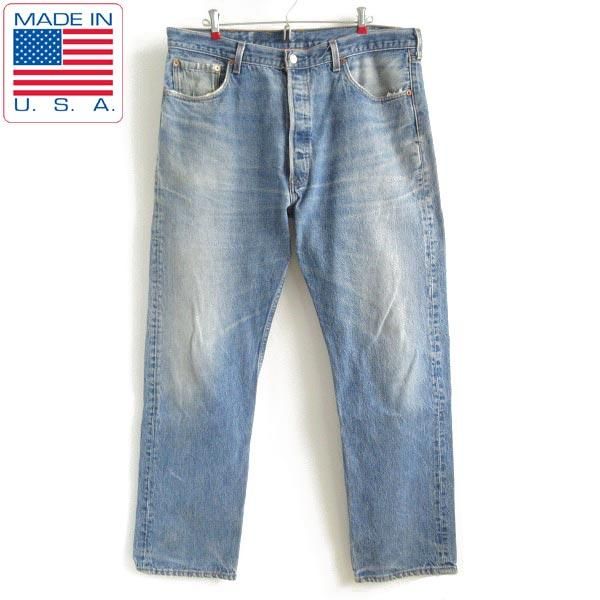 未使用品USA製97年製Levi's517Deadstockリジッドデニム糊付