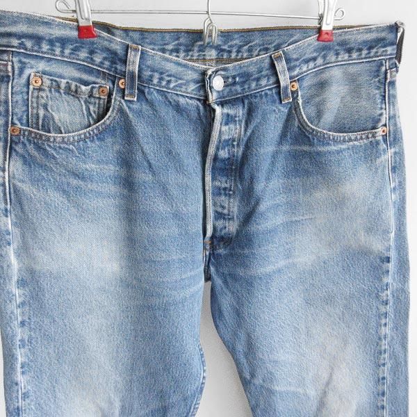 90s　levi's501 良ひげ落ちlevi's501　Made in USA色残り67割程度です