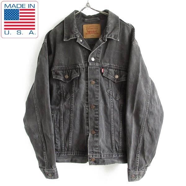 美品】Levi's 90s 70507 ブラックデニムジャケット アメリカ製 - G