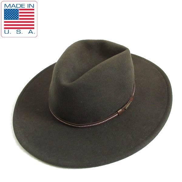 美品/USA製/STETSON/ステットソン/GALLATIN/ウール/ソフト/フェルト ...