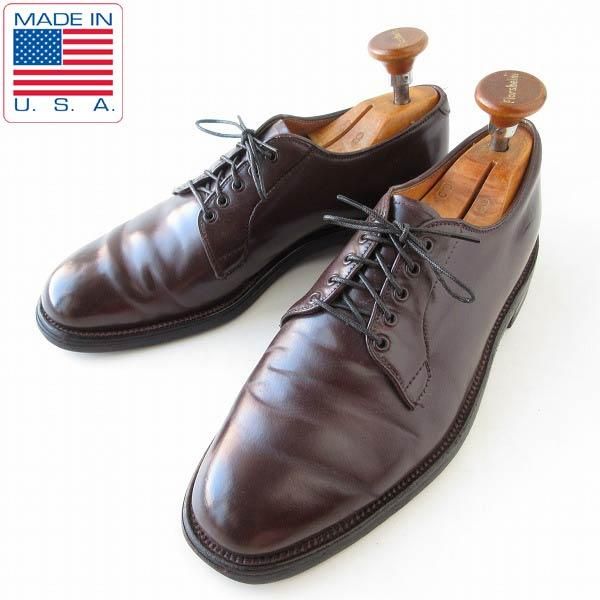 Alden BrooksBrothers A765 コードバン プレーントゥ-