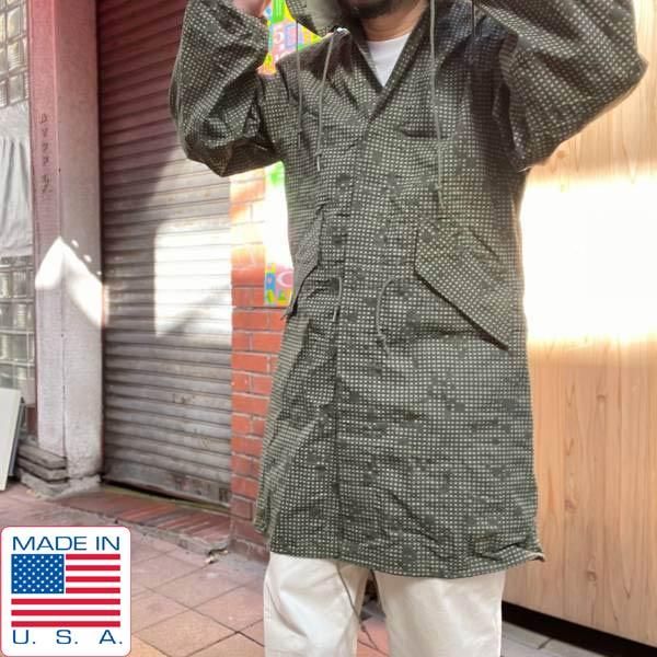 deadstock】アメリカ軍 ナイトカモ モッズパーカー フィッシュテール