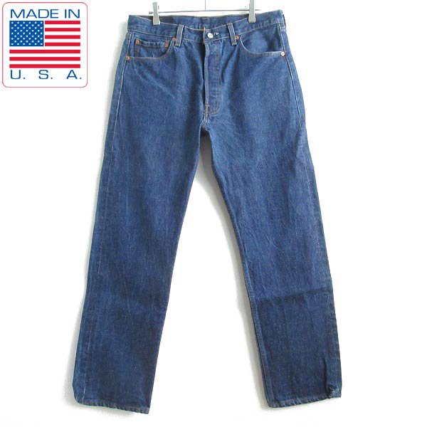 パンツリーバイス 501 アメリカ製 USA 濃紺 濃い 1998年 - パンツ