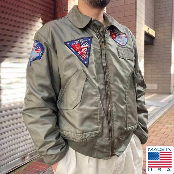  80s USA ʪ Ʒ CWU-45/P åڥդ ե饤ȥ㥱å L ӥơ ȥåץ ȥࡦ롼 d144 