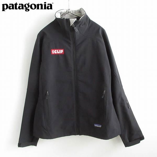 美品 patagonia パタゴニア 企業物 ソフトシェル ジャケット 黒