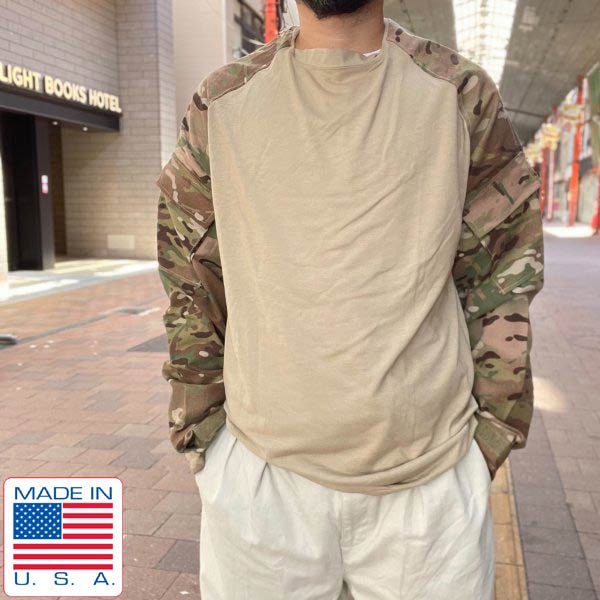 新品 USA製 米軍 UNITED JOIN FORCES マルチカム 迷彩 コンバットシャツ L サバゲー ミリタリー アメリカ製/d144
