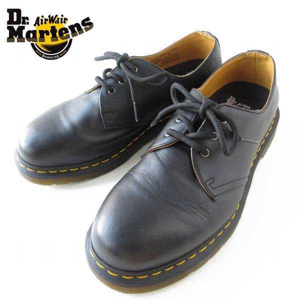 Dr.Martens ドクターマーチン 1461 3ホール プレーントゥ シューズ 黒 UK7 26cm メンズ 靴  d143