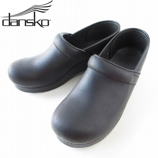 dansko ダンスコ プロフェッショナル クロッグ 黒 レディース24.5cm