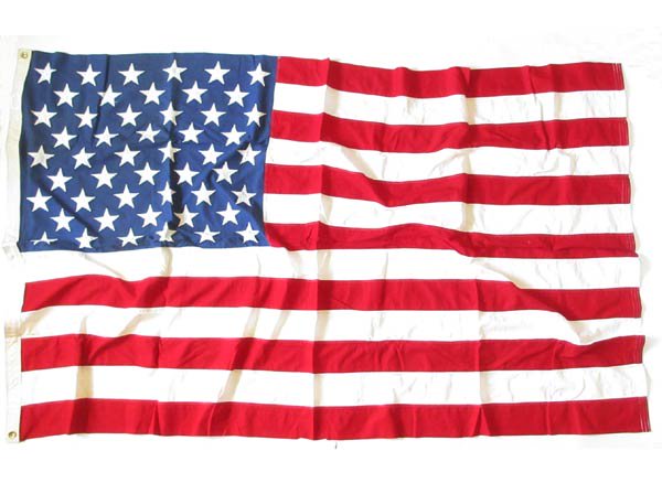 有名な USA ビンテージ アメリカ国旗 星条旗 50星 フラッグ 旗コットン 