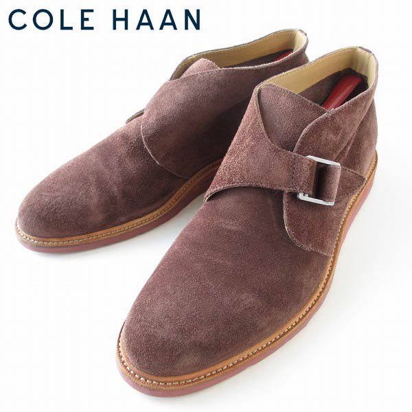 COLE HAAN コールハーン モンクストラップ スエード ブーツ 10.5M 28.5
