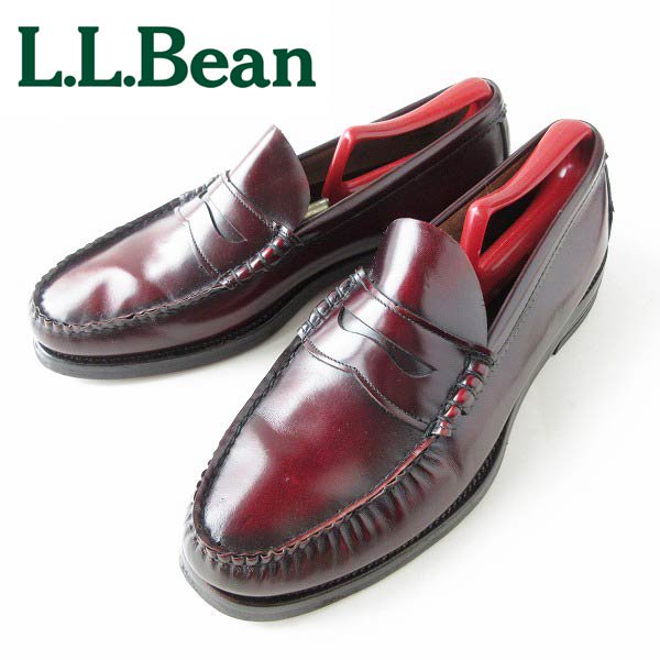 L.L.Bean ビーフロール ペニー ローファー バーガンディ系 .5cm LL