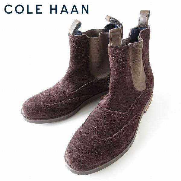 ブーツ 【ほぼ未使用】COLE HAAN サイドゴア レザーブーツ NIKEAIR