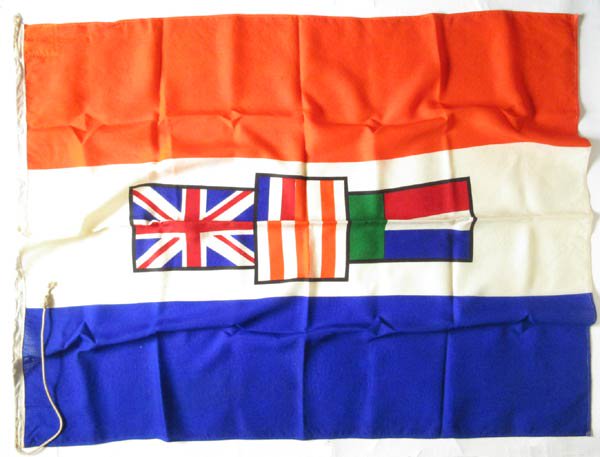 ビンテージ/1910-1961/南アフリカ連邦 国旗/フラッグ/128cm×167cm/インテリア/写真館/ディスプレイ/店舗什器/背景生地/D128
