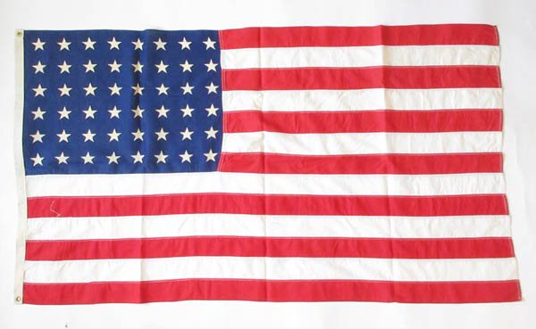ビンテージ/48星/～50's/アメリカ国旗/星条旗/82cm×150cm/フラッグ ...