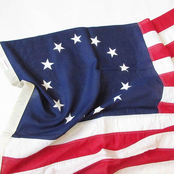 新品/初代アメリカ国旗/13星/ベッツィー・ロス・フラッグ/85cm×146cm 