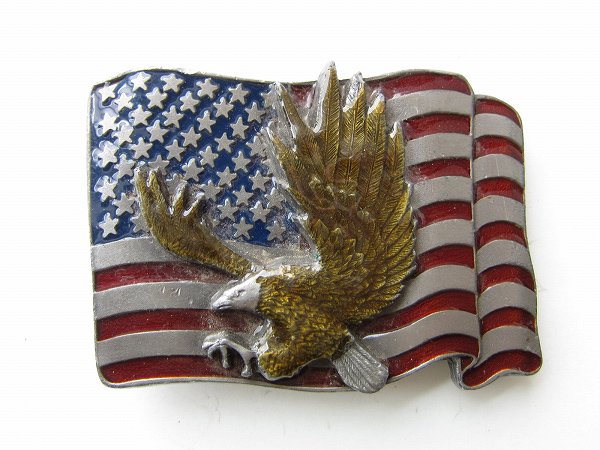 USA製/鷹/イーグル/星条旗/バックル/ベルト用/BUCKLES OF AMERICA/アメリカ製/米国製/中古/古着/ビンテージ/D142 -  札幌 ビンテージ 古着屋 BRIDGE（ブリッジ） ビンテージ古着 通販サイト | オンラインストア