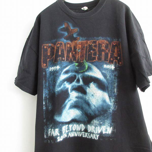 PANTERA パンテラ Far Beyond Driven20周年 半袖Tシャツ 黒 XL ブラック ロックT バンドT d143
