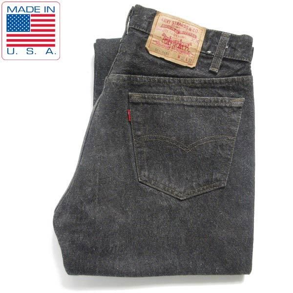 Levi's 501 black denim 先染め usa製 w32-connectedremag.com