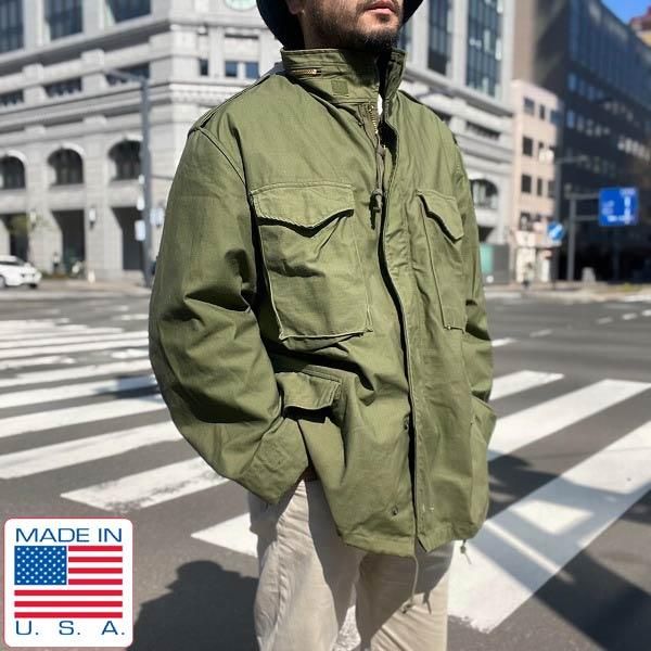 希少☆USA輸入70s】米軍 実物 M-65ミリタリージャケット メンズM-