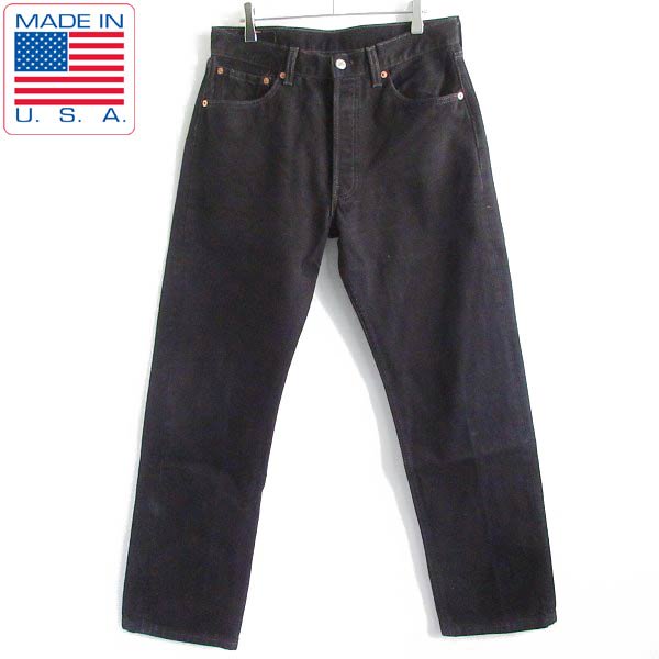 LEVI’S 501 BLACK W32 / Made in USA