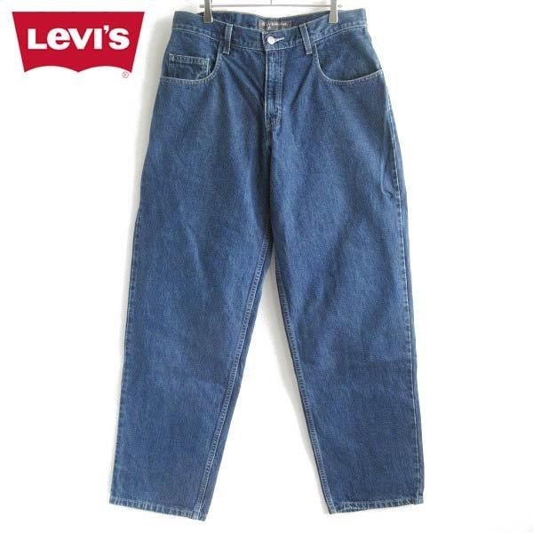 人気 【早い者勝ち】LEVI'S LOOSE シルバータブ グリーン デニム