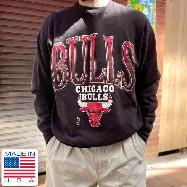 NBA CHICAGOBULLS シカゴブルズ キャラクタースウェットシャツ トレーナー メンズM /eaa377258