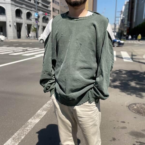 Champion Reverse Weave グランジダメージ - スウェット