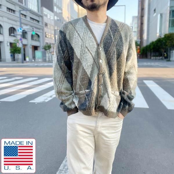 超美品再入荷品質至上! 60s vintage argyle cardigan カートコバーン