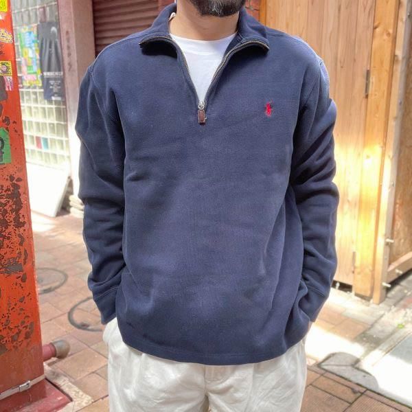 90s USA POLO ݥ ե ϡեå ˥å å L  ӥå ȥ졼ʡ ɽݥˡ D146