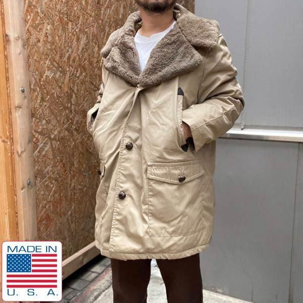 70s USA Eddie Bauer ǥХ ߥܥ 󥸥㥱å XL ١ ꥫ ӥơ D146