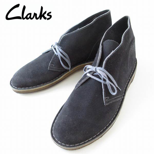 Clarks クラークス ORIGINALS スエード デザートブーツ 紺系 28cm 