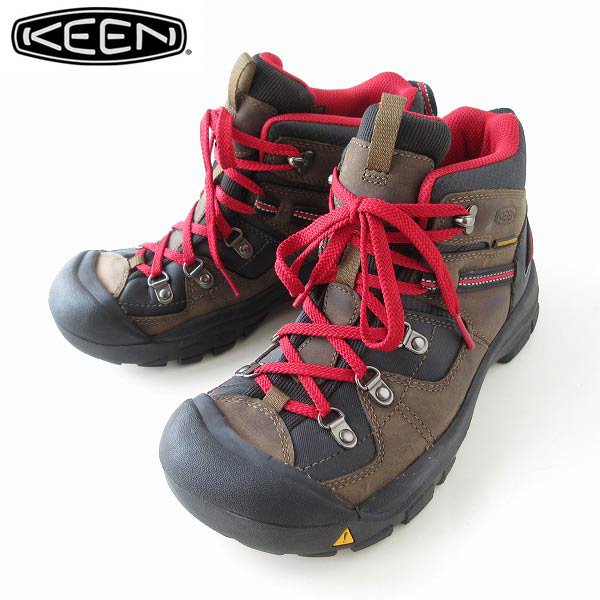 美品 KEEN キーン CLAYTON WP ハイキングシューズ レディース23cm トレッキングブーツ マウンテンブーツ 靴 d115