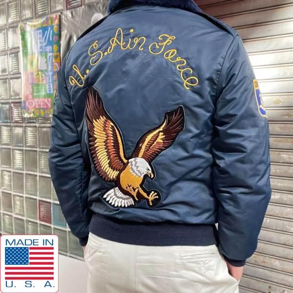 70s USA Timber King B-15 USAF ե饤ȥ㥱å  XS US AIR FORCE Ʒ ܥС㥱å ӥơ D147