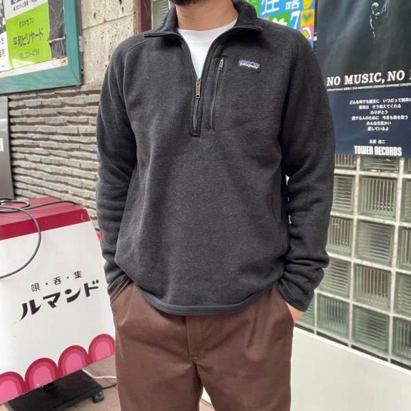 希少 黒入荷！ patagonia S ブラック メンズ アウトドア ハーフジップ 