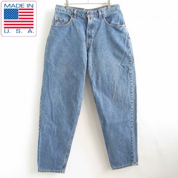 90s USA製Levis560テーパードブルーデニムパンツ W34 ss107 | www