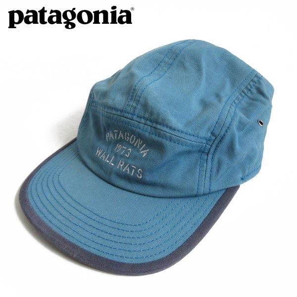 廃番モデル パタゴニア トレードスミス キャップ 青系 PATAGONIA