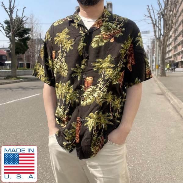 【8/17迄】希少 ビンテージ アロハ ペイズリー USA製 80s 90s 希少 ビンテージ アロハシャツ ペイズリー柄 USA製 80s〜90s